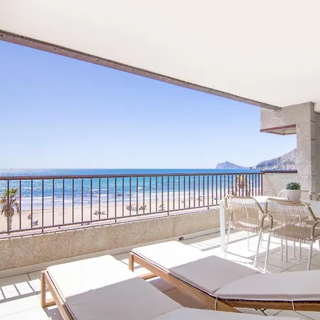 Apartamento En 1ª Linea Calpe-Playa Exterior foto